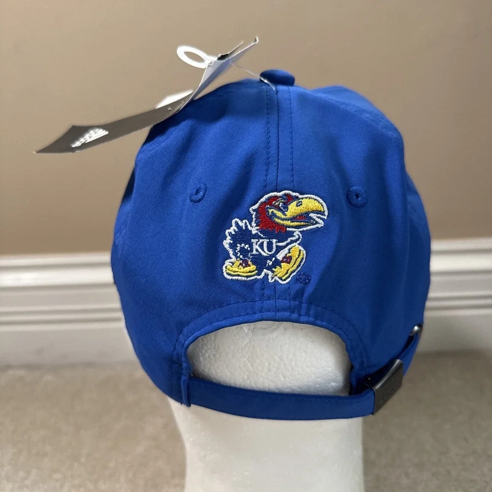 NWT Kansas Jayhawks‎ Mens Womens Hat Slouch Aeroready Hat Cap KU Basketball